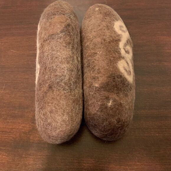 Handmade felt slippers from merino wool size 6 new - Picture 4 of 6